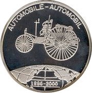 1000 Francs CFA Automobile, Benin, 2000 reverse image