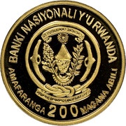 200 Amafaranga Dian Fossey obverse image
