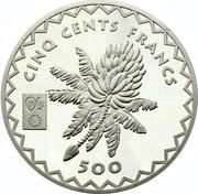 500 Francs Bananas, Rwanda, 2002 reverse image