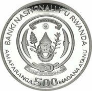 500 Amafaranga Summer Olympics obverse image