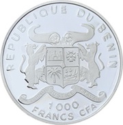 1000 Francs CFA Steamship obverse image
