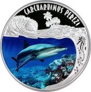 500 Amafaranga Caribbean reef shark, Rwanda, 2010 reverse image