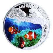 500 Amafaranga Ocellaris clownfish, Rwanda, 2010 reverse image