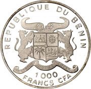 1000 Francs CFA Motocyclette - Motorrad obverse image