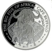 500 Amafaranga Cape buffalo, Rwanda, 2010 reverse image