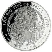 500 Amafaranga Lion, Rwanda, 2010 reverse image