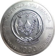 1000 Amafaranga Aquarius obverse image