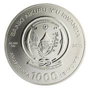 1000 Amafaranga Gemini obverse image