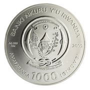 1000 Amafaranga Pisces obverse image