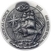 1000 Amafaranga USS Constitution, Rwanda, 2022 reverse image