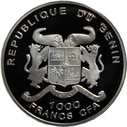 1000 Francs CFA Klaus Stortebeker obverse image