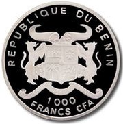 1000 Francs CFA Douglas DC-8 obverse image
