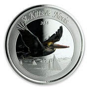 2 Dollars - Elizabeth II Brown Pelican; Colourised reverse image