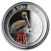 2 Dollars - Elizabeth II Brown Pelican; Colourised reverse image