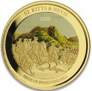 10 Dollars - Elizabeth II Brimstone Hill; Colourised reverse image
