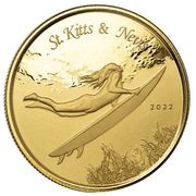 10 Dollars - Elizabeth II Surfer reverse image