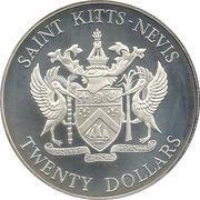 20 Dollars - Elizabeth II Battle of the Saints; Silver Proof Issue obverse image