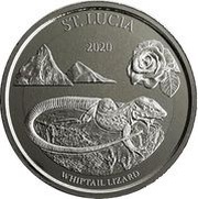 2 Dollars - Elizabeth II Whiptail Lizard reverse image