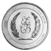 2 Dollars Coat of Arms, Saint Lucia, 2023 reverse image