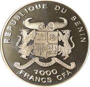 1000 Francs CFA Blue Whale obverse image