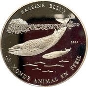 1000 Francs CFA Blue Whale, Benin, 2004 reverse image