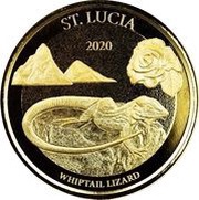 10 Dollars - Elizabeth II Whiptail Lizard reverse image