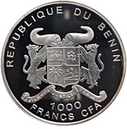 1000 Francs CFA Alfred Brehm obverse image