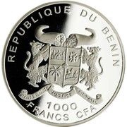 1000 Francs CFA Gotthold Ephraim Lessing obverse image