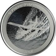 2 Dollars - Elizabeth II Seaplane reverse image