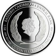 2 Dollars - Elizabeth II Seaplane; Colourized obverse image