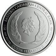 2 Dollars - Elizabeth II Peace and Justice; Colourized obverse image
