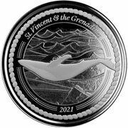 2 Dollars - Elizabeth II Humpback Whale reverse image