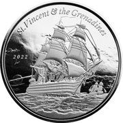 2 Dollars - Elizabeth II Warship reverse image