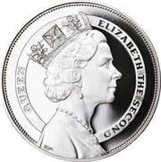 10 Dollars - Elizabeth II Royal Visit; Silver Proof Issue obverse image