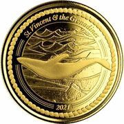 10 Dollars - Elizabeth II Humpback Whale, Saint Vincent and the Grenadines, 2021 reverse image