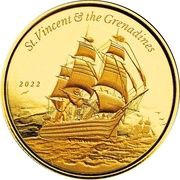 10 Dollars - Elizabeth II Warship reverse image