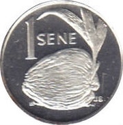1 Sene - Tanumafili II Silver Proof issue reverse image