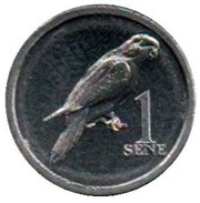 1 Sene Blue-crowned Lorikeet reverse image