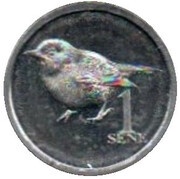 1 Sene Samoan Parrot Finch reverse image