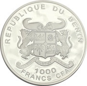 1000 Francs CFA Amerigo Vespucci obverse image