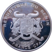 1000 Francs CFA Sörlandet obverse image