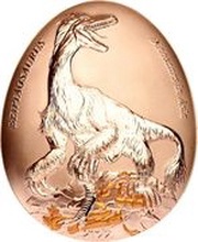 20 Cents - Elizabeth II Beipiaosaurus, Samoa, 2022 reverse image