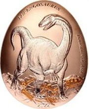 20 Cents - Elizabeth II Lufengosaurus, Samoa, 2022 reverse image