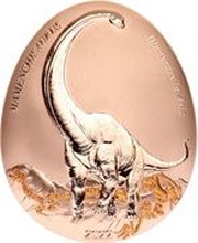 20 Cents - Elizabeth II Mamenchisaurus, Samoa, 2022 reverse image