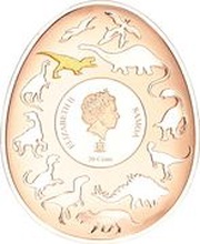 20 Cents - Elizabeth II Tarbosaurus obverse image