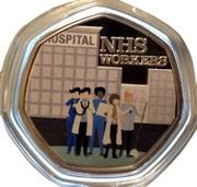 ½ Dollar NHS Workers, Samoa, 2020 reverse image