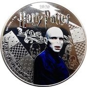 ½ Dollar Harry Potter - Lord Voldemort, Samoa, 2020 reverse image