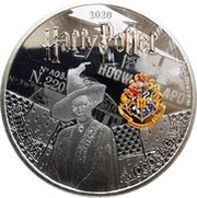 ½ Dollar Harry Potter - Minerva McGonagall, Samoa, 2020 reverse image