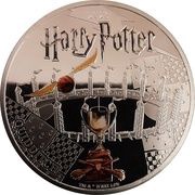½ Dollar Harry Potter - Quidditch, Samoa, 2020 reverse image