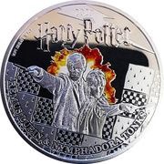½ Dollar Harry Potter - Remus Lupin and Nymphadora Tonks, Samoa, 2020 reverse image